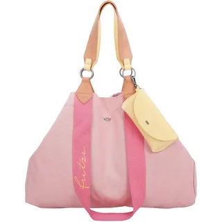 Henkeltasche FRITZI AUS PREUSSEN "Izzy" Gr. B/H/T: 16 cm x 36 cm x 50 cm, pink (pink, rosa) Damen Taschen Handtaschen aus veganen Materialien