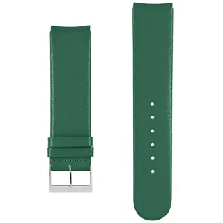 Akteo Cinturino Piatto per Orologio 20 mm Pelle Verde primitivo