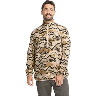 Jack Wolfskin Fleecepullover mit Halbreißverschluss Beige 3XL