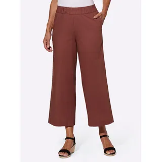 Culotte INSPIRATIONEN Gr. 42, Normalgrößen, rot (rotbraun) Damen Hosen Culottes Hosenröcke