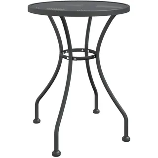 vidaXL Gartentisch Ø60 x 72 cm Anthrazit