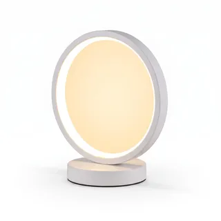 SENECESLI Kleine Nachttischlampe für Schlafzimmer, Nachttischlampen mit USB Netzkabel, LED Tischlampe Im Modernen Stil für Wohnzimmer, Schreibtisch, Lesen für Kinder, Energieeffizient
