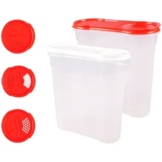 Buri Rival Vorratsdose weiß 1,3 l
