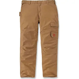 Carhartt FR Relaxed Straight Steel Rugged Flex Canvas Multi-norm Double-front Cargo Dungaree carhartt brown (BRN) W36 L36