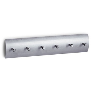Zeller Present Schlüsselleiste Schlüsselboard, Edelstahl/Aluminium, silber, 34 x 7 x 3,8 cm silberfarben