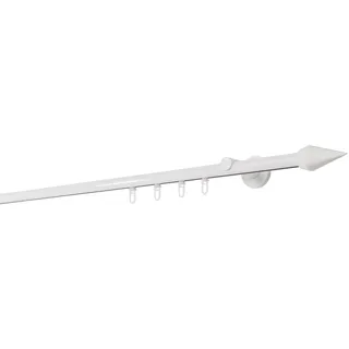 ONDECO Vorhangstange Profil Kegel 1-läufig Ø 20 mm 350 cm Weiß
