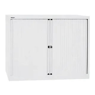 BISLEY Cito Rollladenschrank verkehrsweiß 2 Fachböden 120,0 x 43,0 x 103,0 cm