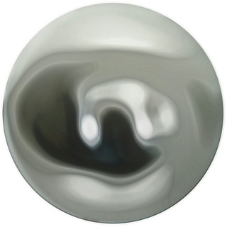 Edelstahl Deko-Kugel Ball Garten Dekoration Silber Ø60 cm