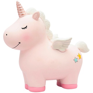 Bootoow Einhorn Spardose,Spardose Kinder Bruchsichere Sparschwein Groß Aus Harz Sparschwein In Einhornform Super Süßes Geschenk Für Geburtstage, Weihnachten, Babypartys Spardose Kinder