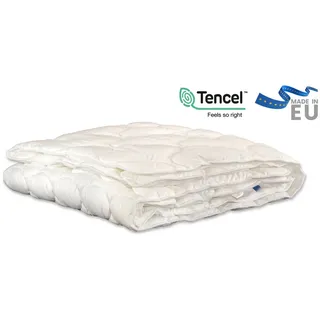 Beco Ganzjahresdecke BeCo KlimaTop Tencel, Natur, Textil, Füllung: Lyocell,Lyocell, 155x220 cm, für Hausstauballergiker geeignet, temperaturausgleichend, formstabil, pflegeleicht, atmungsaktiv, hygienisch, Schlaftextilien, Bettdecken, 4 Jahreszeiten Bettdecken