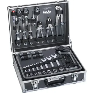 KWB Werkzeugkoffer 199-tlg. Aluminium grau