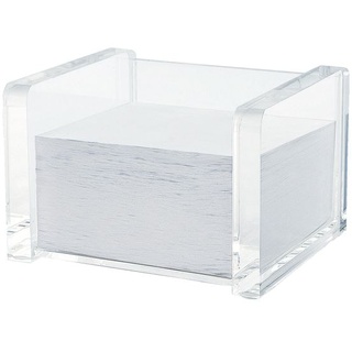 Zettelbox »acryl exklusiv« transparent, Wedo, 11.6x7.5x9.9 cm