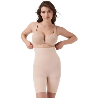 Spanx Shapewear für Damen Tummy Control High-Waisted Power Short (Regular und Übergröße), Soft Nude, M