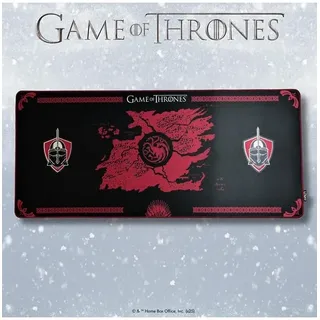 LEXIP Game of Thrones Targaryen XXL Mauspad Schwarz/Rot
