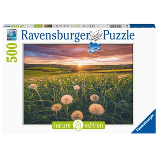 Ravensburger Verlag - Ravensburger Puzzle - Pusteblumen im Sonnenuntergang - Nature Edition 500 Teile