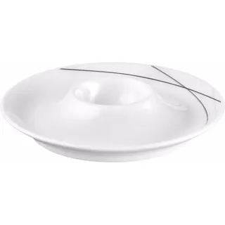 Seltmann Eierbecher Trio Weiss Schwarz, Eierbecher, Weiss