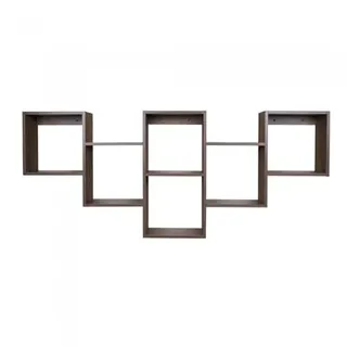 Domax Home Bücherregal - Wandregal - Hängeregal - Schweberegal - Würfelregal - Regal schmal 159x66x18 cm, Sonoma-Eiche - Regale für Küche, Badezimmer, Wohnzimmer, Schlafzimmer - FTS 2
