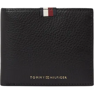 Tommy Hilfiger Herren Geldbeutel Cc Flap mit Münzfach, Mehrfarbig (Black), Einheitsgröße - OS