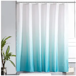 LuxusKollektion Duschvorhang Duschvorhang 200x200cm H200 x B200 cm (1er Pack) Aquamarine blau