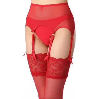 Merry Style Strapsgürtel Damen Strumpfgürtel MSKS912 rot XL