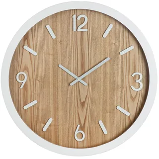 Gilde Wanduhr Arlington 60,0 cm 60 braun/weiß
