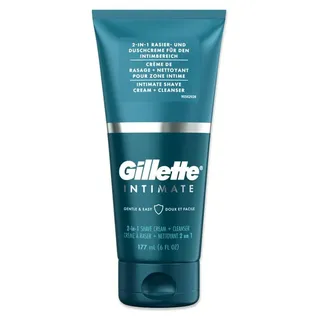 Gillette Intimate 2in1 Shave Cream Rasierprodukt mit Reinigungsemulsion für die Leistengegend für Herren 150 ml