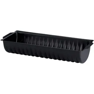 Dr. Oetker Rehrückenform 30 cm, Kuchenform mit Antihaftbeschichtung, hochwertige Backform für Stollen, Stollenform (Farbe: schwarz), Menge: 1 Stück