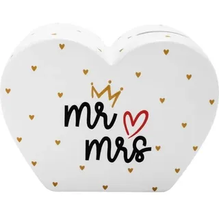 SHEEPWORLD Spardose Motiv Hochzeit Mr & Mrs