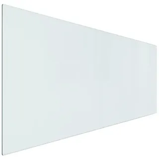 vidaXL Kaminofen Glasplatte Rechteckig 120x50 cm