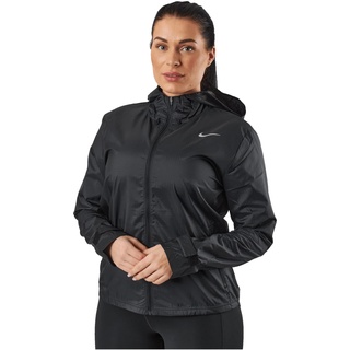 Nike Damen Essential Jacke, Black/Reflective Silver, S