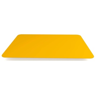 Ornamin Tischset Antirutsch 40 x 28 cm gelb | Platzset mit spezieller Antirutsch-Beschichtung auf der Ober- und Unterseite | Anti-Rutsch-Matte