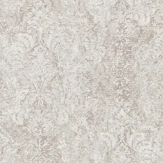 Bricoflor Vintage Vliestapete Beige Grau Romantische Tapete mit Ornament im Shabby Chic Landhaus Wandtapete Nostalgisch Ideal für Esszimmer und Küche