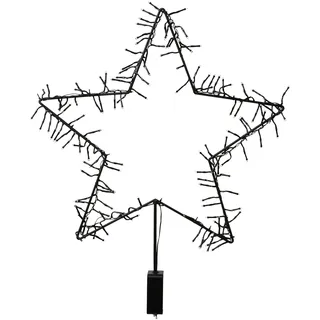 LED Stern CREATIV LIGHT "Weihnachtsstern, Weihnachtsdeko" Lampen Gr. Höhe: 100 cm, schwarz Dekofiguren 160 LED