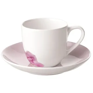 Villeroy & Boch Espressotasse mit Untertasse 0,07 l Rosa