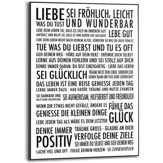 Reinders! Bild POSITIV Leben", (BHT 50x70x1.60 cm) - BHT 50x70x1.60 cm