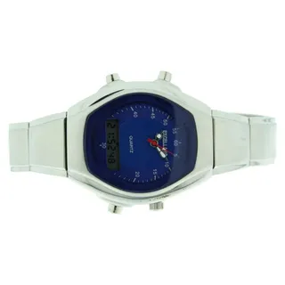 Atlanta Digital-Wecker silber
