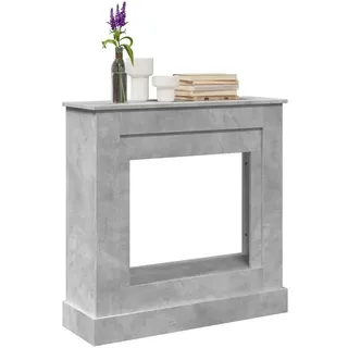 vidaXL Kaminumrandung 90 x 30 x 90 cm Betongrau
