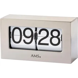 AMS Tischuhr AMS "T1175", silber (silberfarben), Tischuhren, Büro, Wohnzimmer, Esszimmer