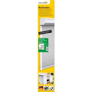 Schellenberg Vorbaurolladen Komplett-Set 80 x 100 cm grau/weiß