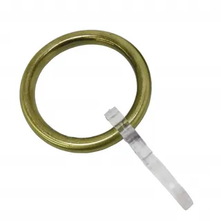 GARDINIA Ring Messing Antik für Stilgarnitur Kegel und Zylinder 6-er Pack