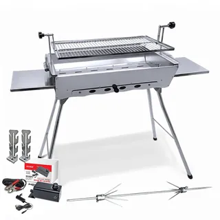 Grillpeter Mangal Ideal Grill Edelstahl 2mm silber