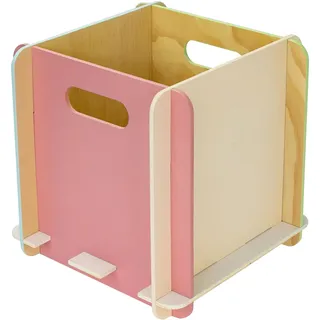 HMF Aufbewahrungsbox 25 x 25 x 25 cm 1-tlg. mehrfarbig