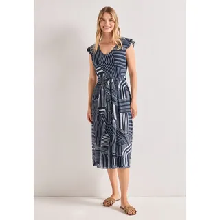 STREET ONE Midikleid mit Print Blau 40