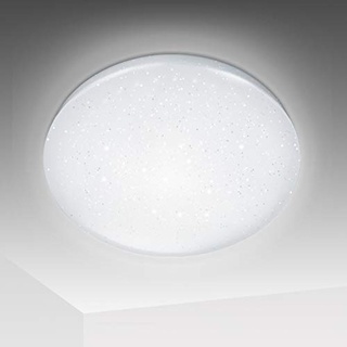 Lospitch 12W LED Deckenlampe Deckenleuchten Sternenhimmel/ 1080LM Kaltweiss Rund Sternen Deckenleuchte, Sternenlicht fuer Kinderzimmer Wohnzimmer S...