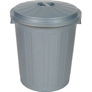 KEEEPER Supermax Mülleimer 50 l Silber