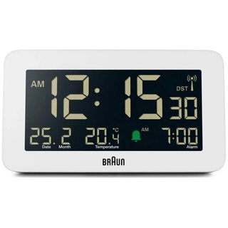Braun Funkwecker BC10W - Funkwecker - weiß weiß