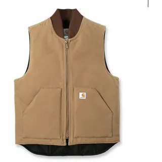 CARHARTT V01 Insulated Rib Collar Weste - Carhartt® Brown - M