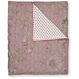 PiP Studio Tagesdecke Tagesdecke PIP Mumbai Morning Quilt Pink 220x260 Rosa, 220 x 260 cm rosa