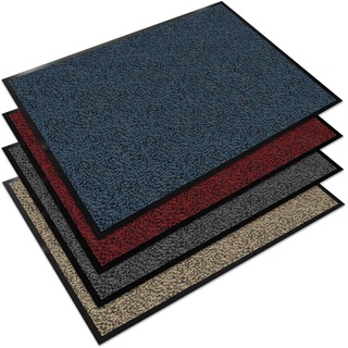 Floordirekt EVEREST Schmutzfangmatte Sky - Testsieger - Fußmatte in vielen Farben und Größen - blau-schwarz, 90x150 cm