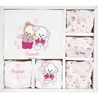 Friends Baby Erstausstattungspaket 10-teilig aus 100% Baumwolle -